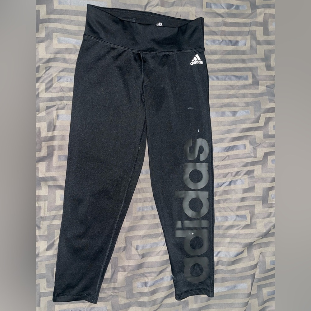 Adidas Climate Activewear Capri Leggings Size Small Women’s Black